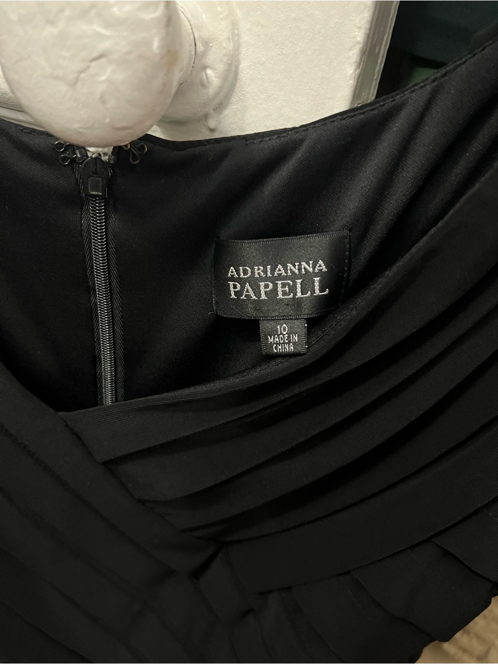 Adrianna Papell Black Sleeveless Bandage Midi Dress - Picture 2 of 2